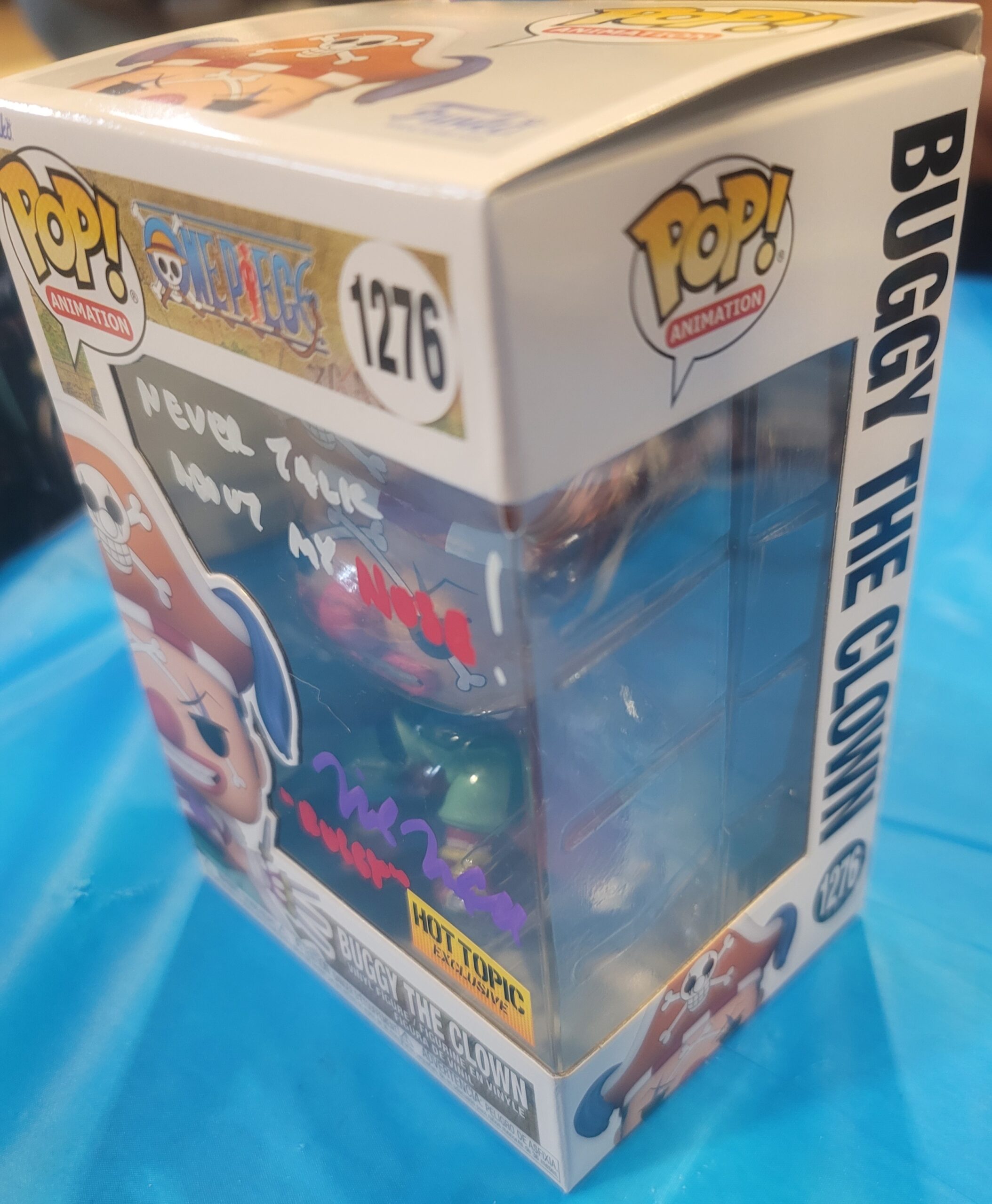 1276 One Piece- Buggy The Clown (Hot Topic exclusive) (signed