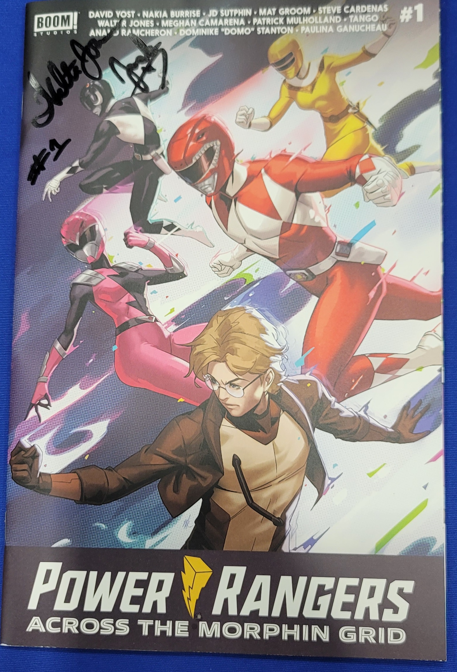 Power Rangers Comic Book #1 (Across Morphin Grid)(signed) – Cosmic ...